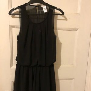 Beautiful black cocktail dress with sequence